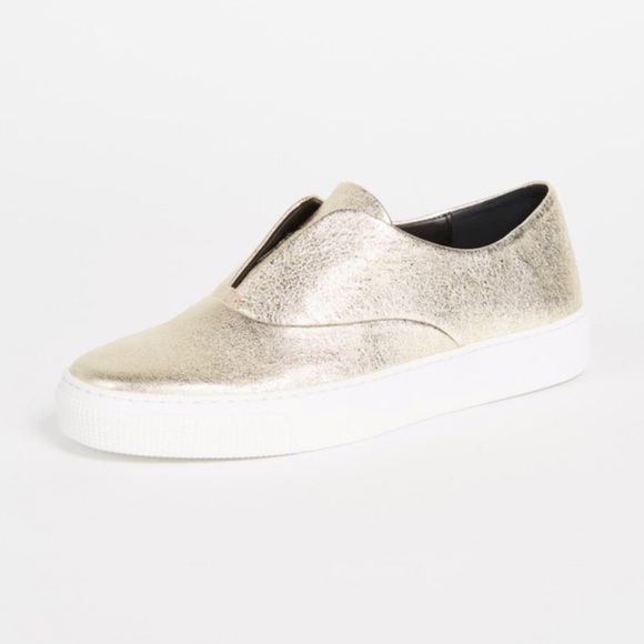 ZCD MONTREAL • Gold Hamilton Sneakers Shoes In Oro - Picture 6 of 10